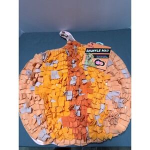 Whimsy Collection Pumpkin Patch Dog Snuffle Mat Interactive Foraging Toy 20x20